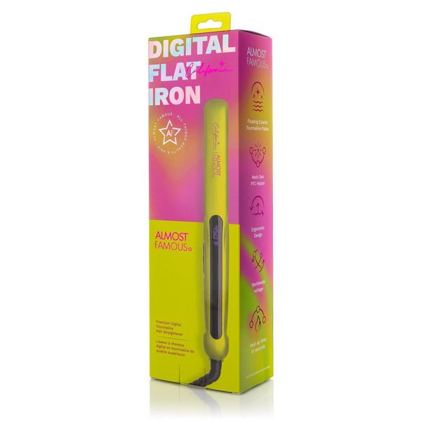 Almost Famous Tourmaline Gem Digital Flat Iron with OnePass Floating Plates #5