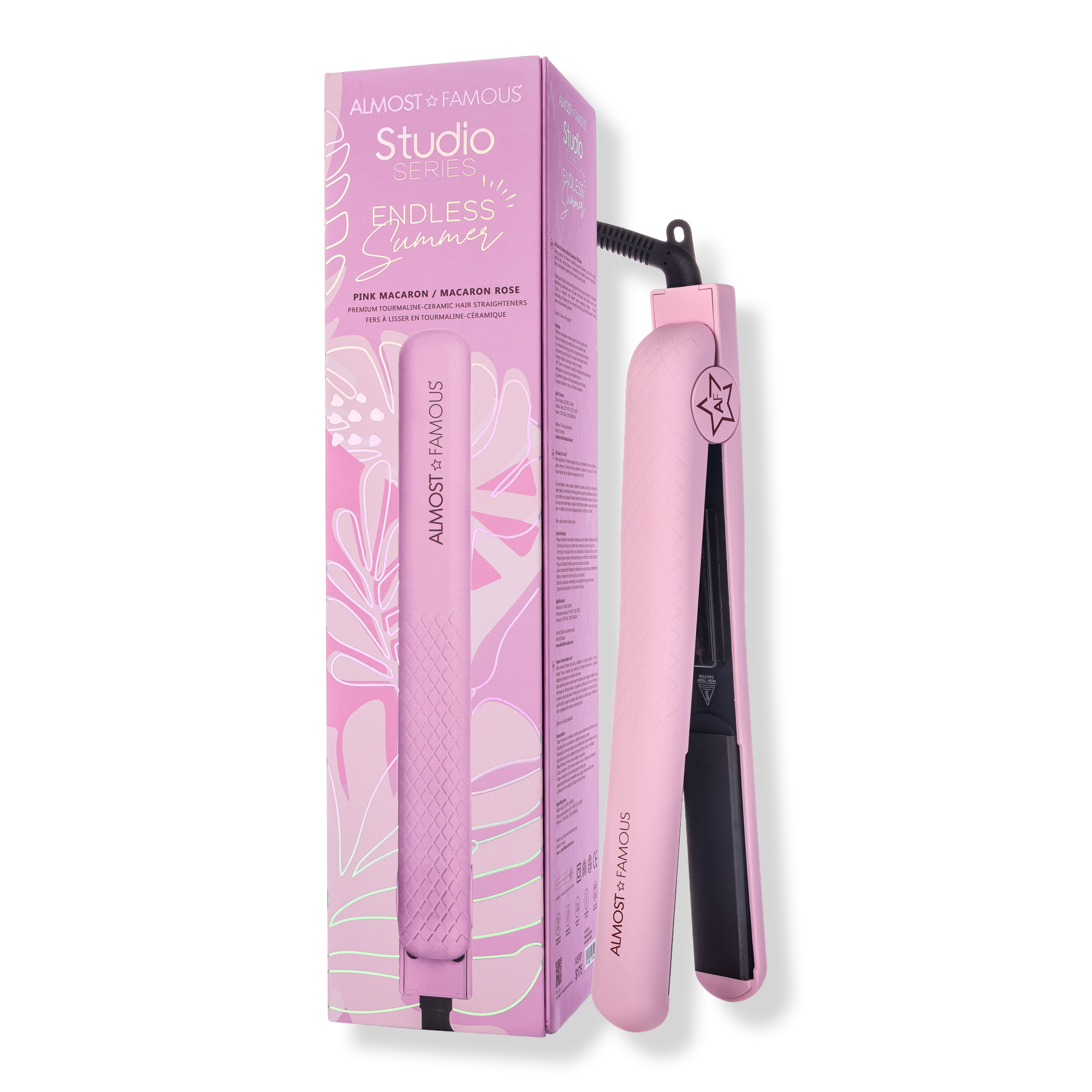 Almost Famous Endless Summer Tourmaline-Ceramic Flat Iron for All Styles #1
