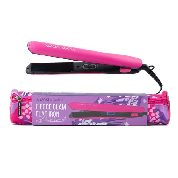 Almost Famous Fierce Glam Tourmaline Flat Iron with Travel Pouch #4