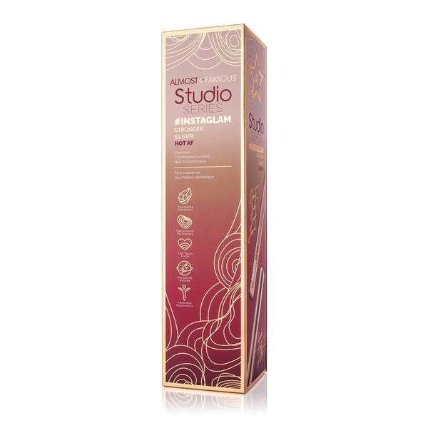 Almost Famous Instaglam Tourmaline Ionic Flat Iron with Rose Gold Accents #4