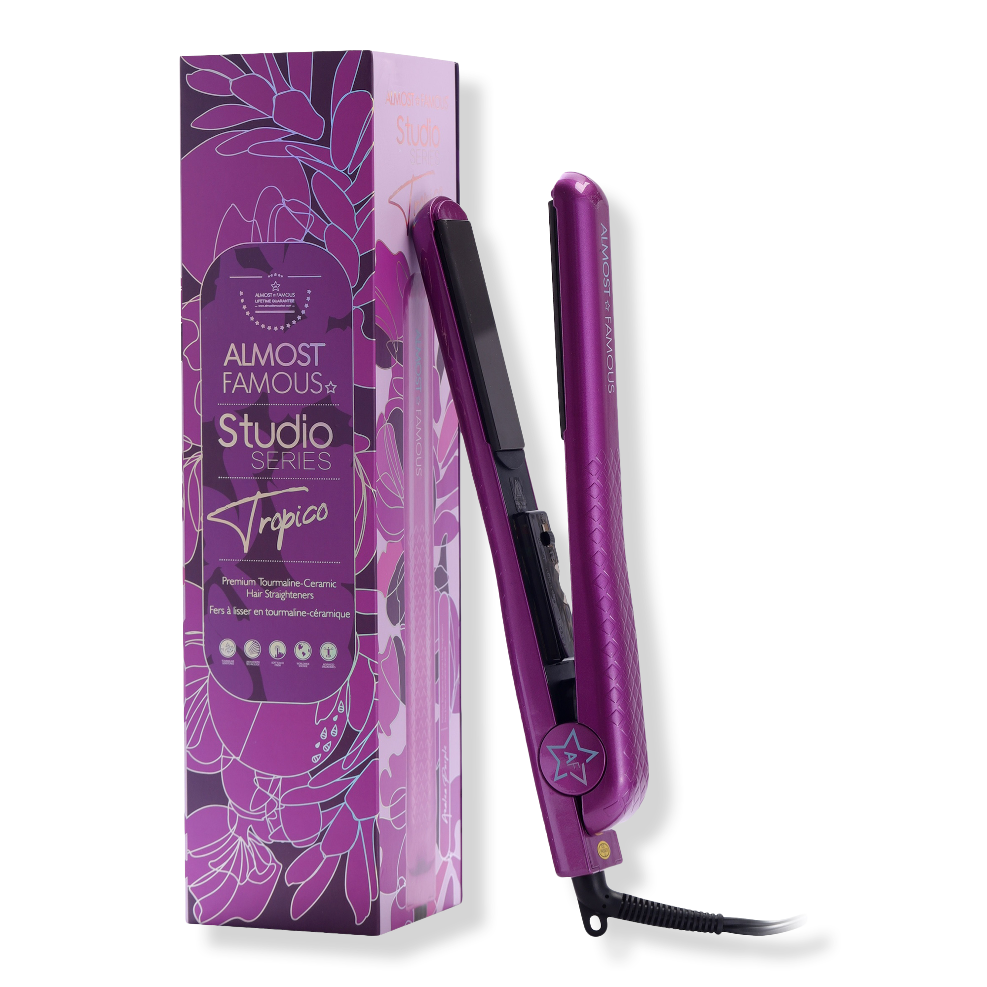 Almost Famous Tropico Tourmaline Ceramic Limited Print Flat Iron #1