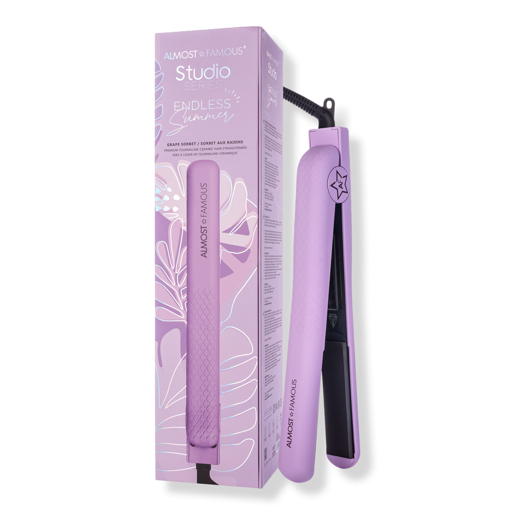 Almost Famous Endless Summer Tourmaline-Ceramic Flat Iron for All Styles #1