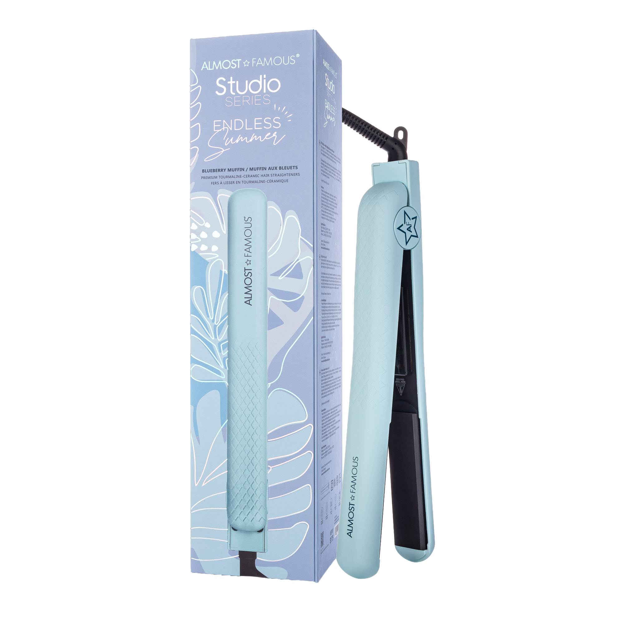 Almost Famous Endless Summer Tourmaline-Ceramic Flat Iron for All Styles #1