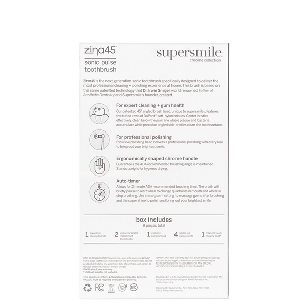 Supersmile Zina45 Sonic Pulse Toothbrush #6