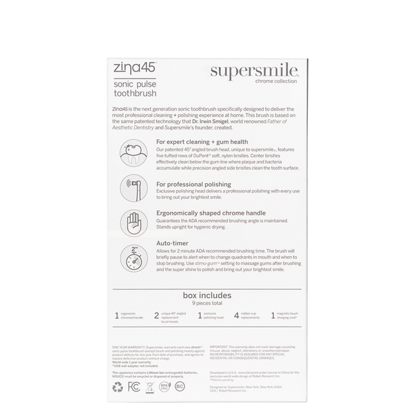 Supersmile Zina45 Sonic Pulse Toothbrush #6
