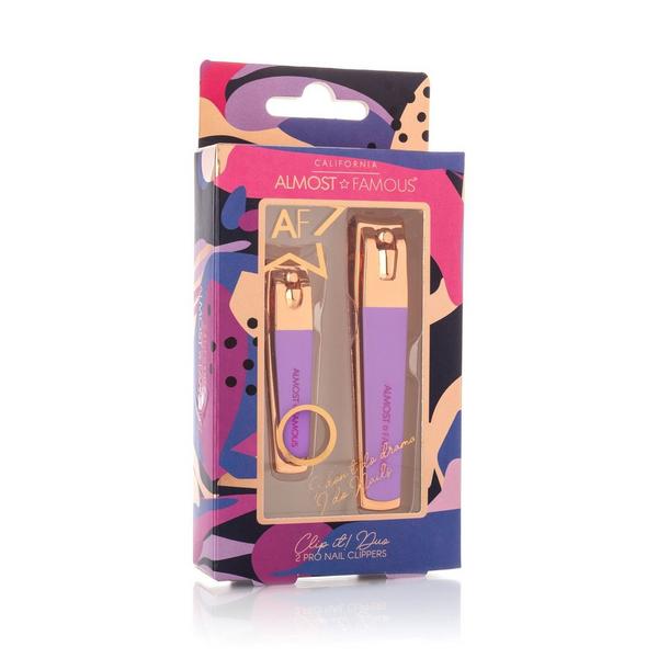 Almost Famous Rose Gold 2-Piece Ergonomic Nail Clipper Set #2