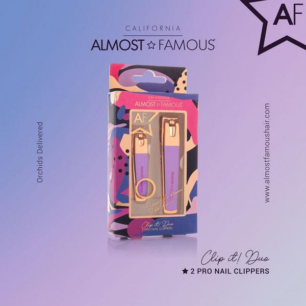 Almost Famous Rose Gold 2-Piece Ergonomic Nail Clipper Set #4