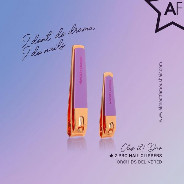 Almost Famous Rose Gold 2-Piece Ergonomic Nail Clipper Set #5