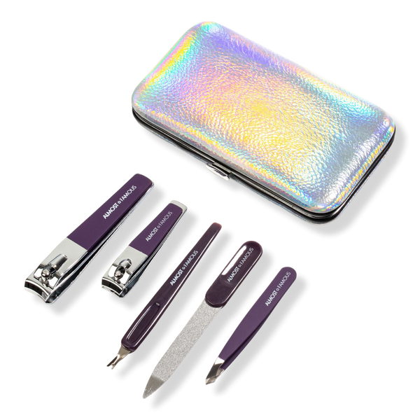 Almost Famous 5-Piece Manicure Kit with Holographic Travel Case #1
