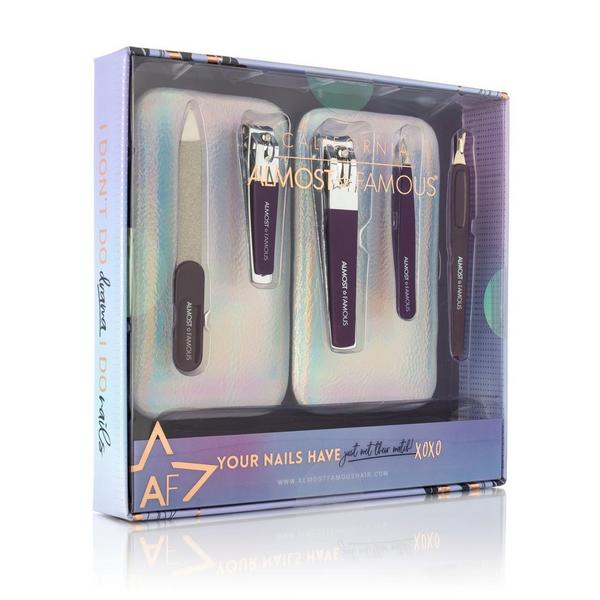 Almost Famous 5-Piece Manicure Kit with Holographic Travel Case #3
