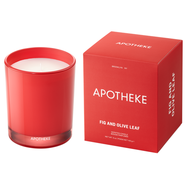 APOTHEKE Fig and Olive Leaf Petite Scented Candle #1