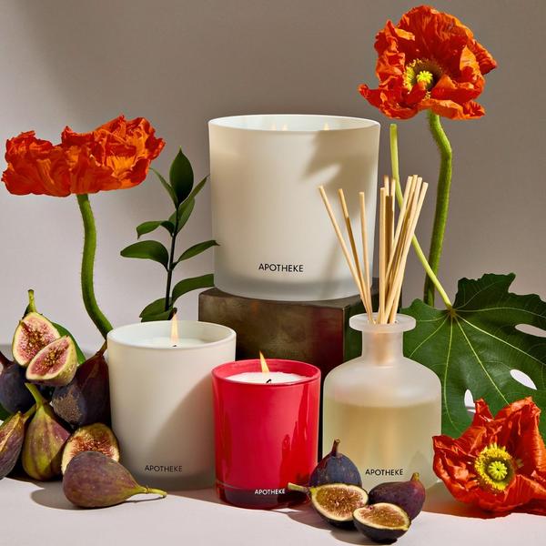 APOTHEKE Fig and Olive Leaf Petite Scented Candle #3