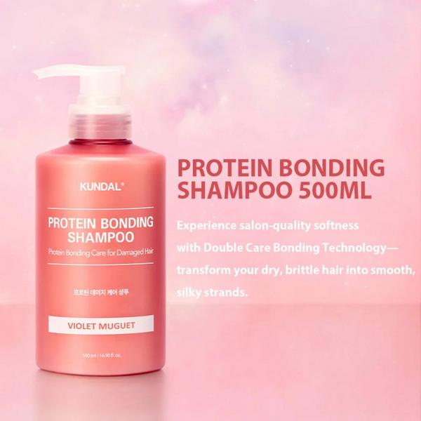KUNDAL Protein Bonding Care Shampoo & Treatment Set #3