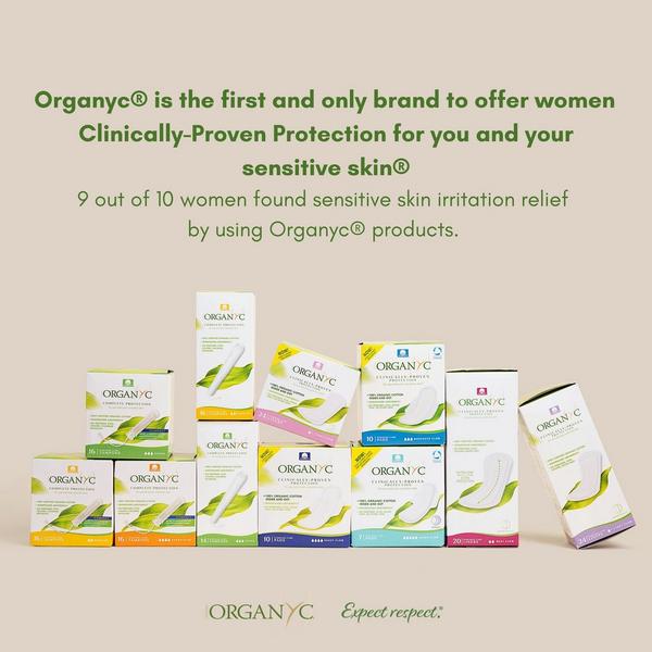 Organyc 100% Certified Organic Cotton Feminine Pads, Moderate Flow #5