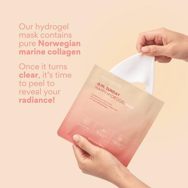 KOCOSTAR a.m. Sunday Happy Hydrogel Mask Set #3
