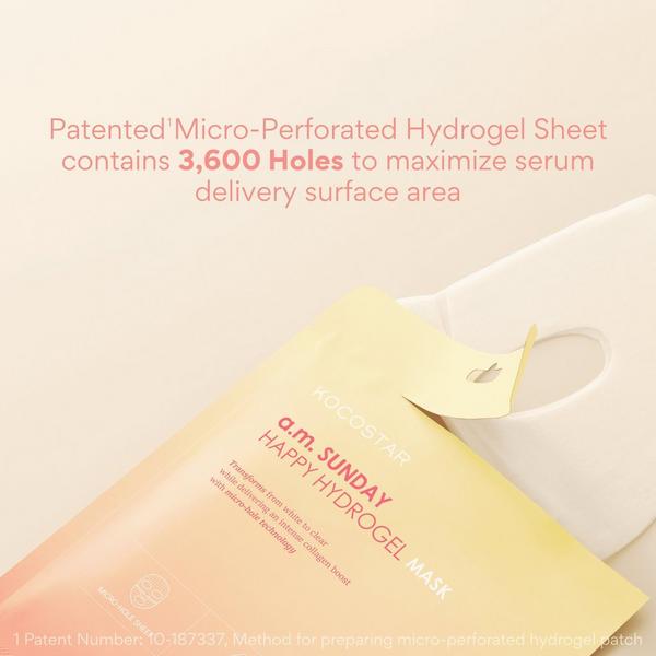 KOCOSTAR a.m. Sunday Happy Hydrogel Mask Set #7