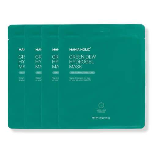 Mania Holic - Green Dew Hydrogel Mask Set with CICA & Neem Leaf