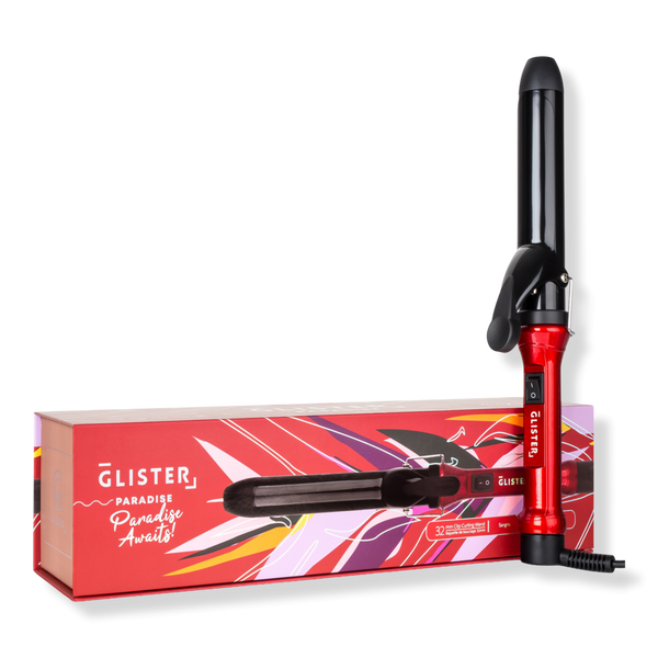 GLISTER Paradise Tourmaline Gem Max Volume Clip Curling Wand #1