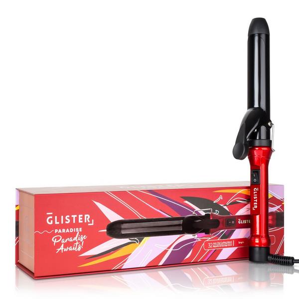 GLISTER Paradise Tourmaline Gem Max Volume Clip Curling Wand #5