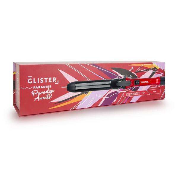 GLISTER Paradise Tourmaline Gem Max Volume Clip Curling Wand #6