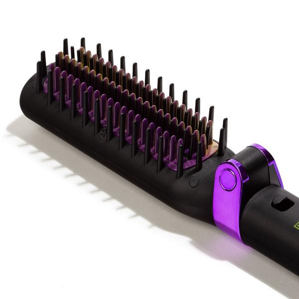 GLISTER Foldable Tourmaline Gem Anti-Frizz Hot Smoothing Brush #3