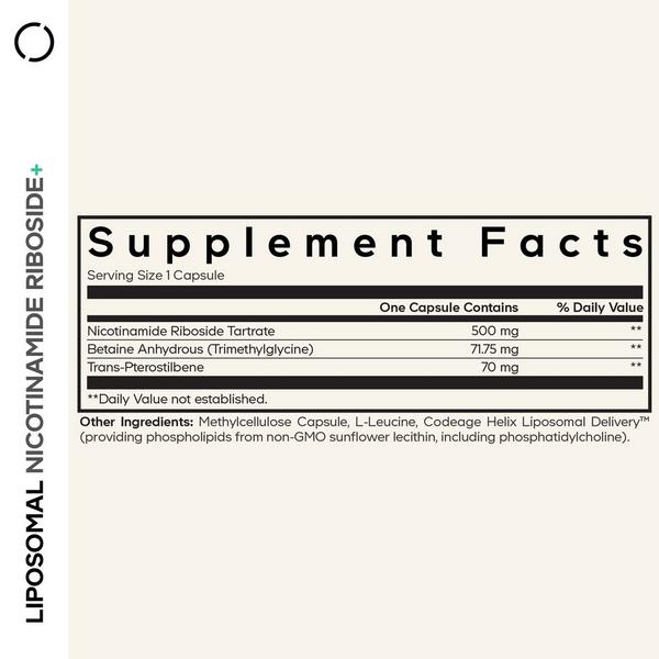 CODEAGE Liposomal Nicotinamide Riboside with Betaine & Pterostilbene #2