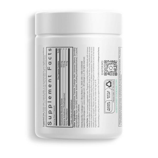 CODEAGE Liposomal Nicotinamide Riboside with Betaine & Pterostilbene #8