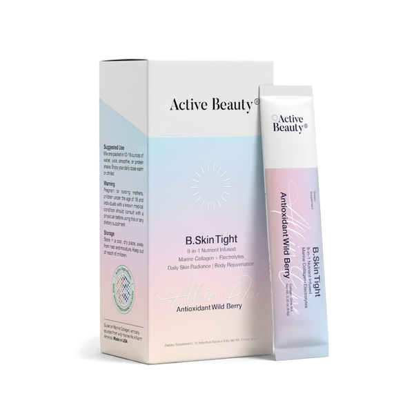 Active Beauty B. Skin Tight 9-in-1 Nutrient Infused Marine Collagen + Electrolytes - Wild Berry #1