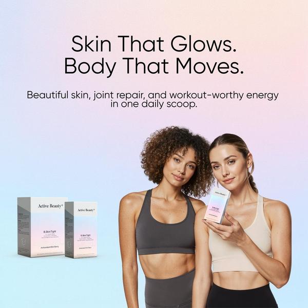 Active Beauty B. Skin Tight 9-in-1 Nutrient Infused Marine Collagen + Electrolytes - Wild Berry #5