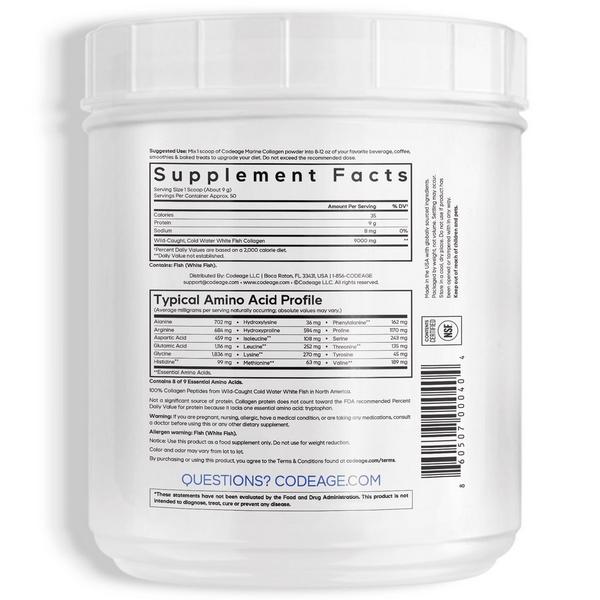 CODEAGE Marine Collagen Powder with Wild-Caught Fish Peptides #8