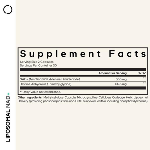 CODEAGE Liposomal NAD+ with Betaine Anhydrous #2