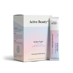 Active Beauty B. Skin Tight 9-in-1 Nutrient Infused Marine Collagen + Electrolytes - Wild Berry - 20 Count