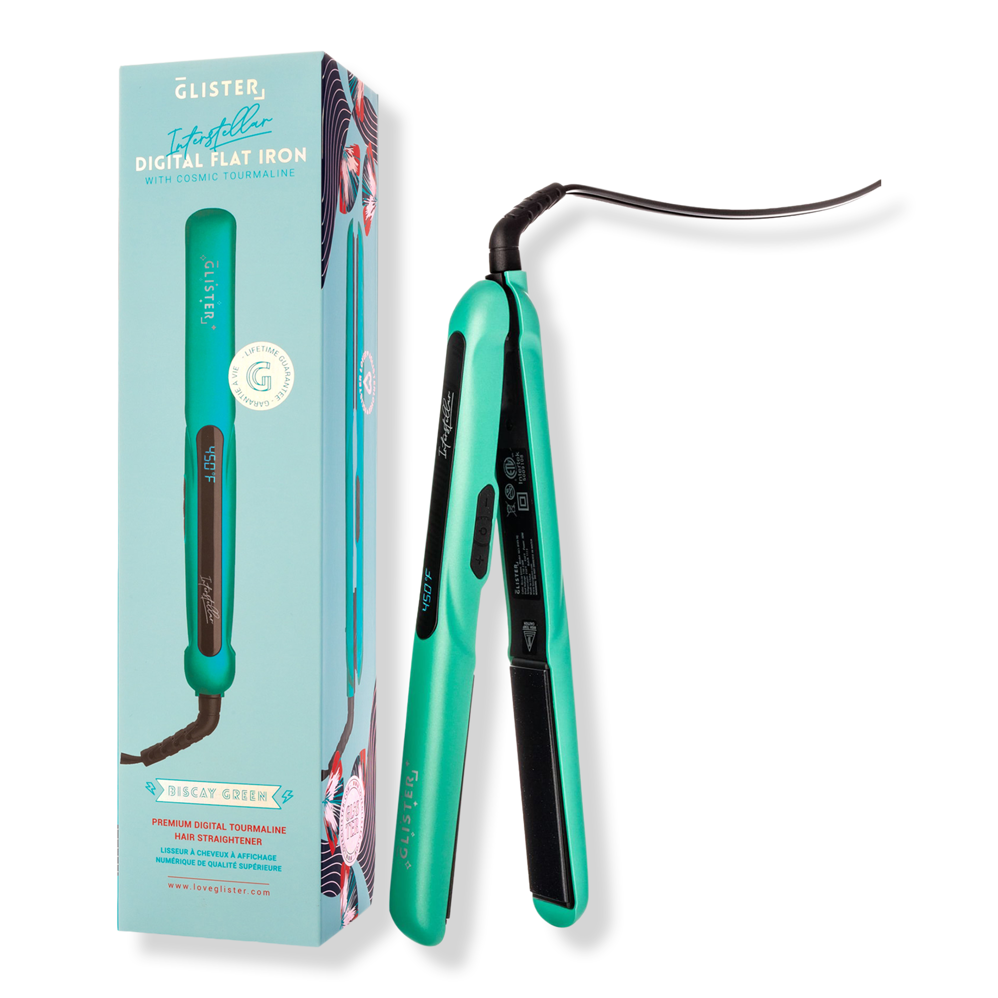 GLISTER Interstellar Digital Cosmic Tourmaline Flat Iron #1