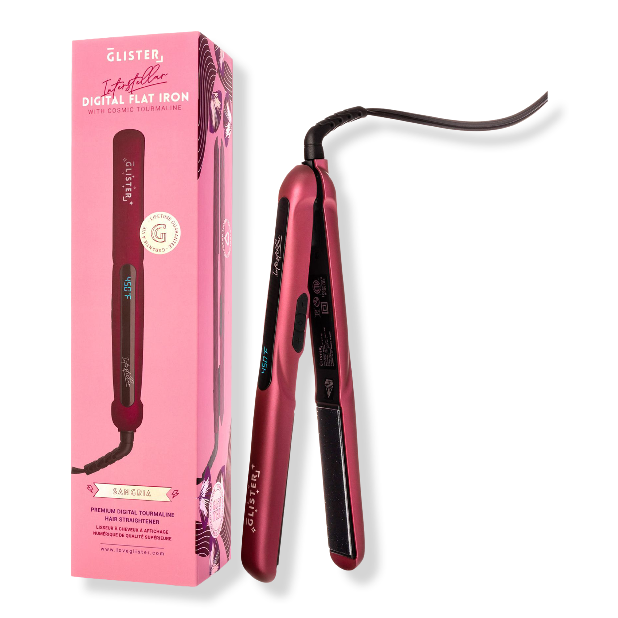 GLISTER Interstellar Digital Cosmic Tourmaline Flat Iron #1