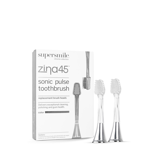 Supersmile Zina45 Sonic Pulse Toothbrush Replacement Heads #5