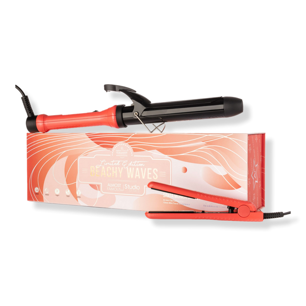 Almost Famous Beach Wave Babe 2-Piece Tourmaline Curling Wand & Mini Iron Set #1