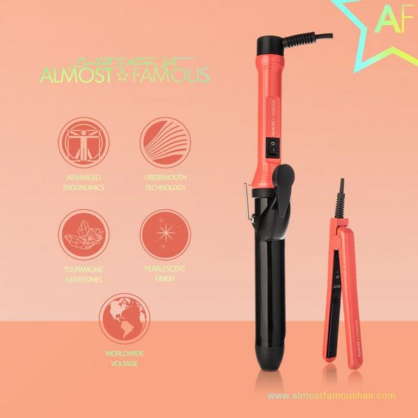 Almost Famous Beach Wave Babe 2-Piece Tourmaline Curling Wand & Mini Iron Set #3