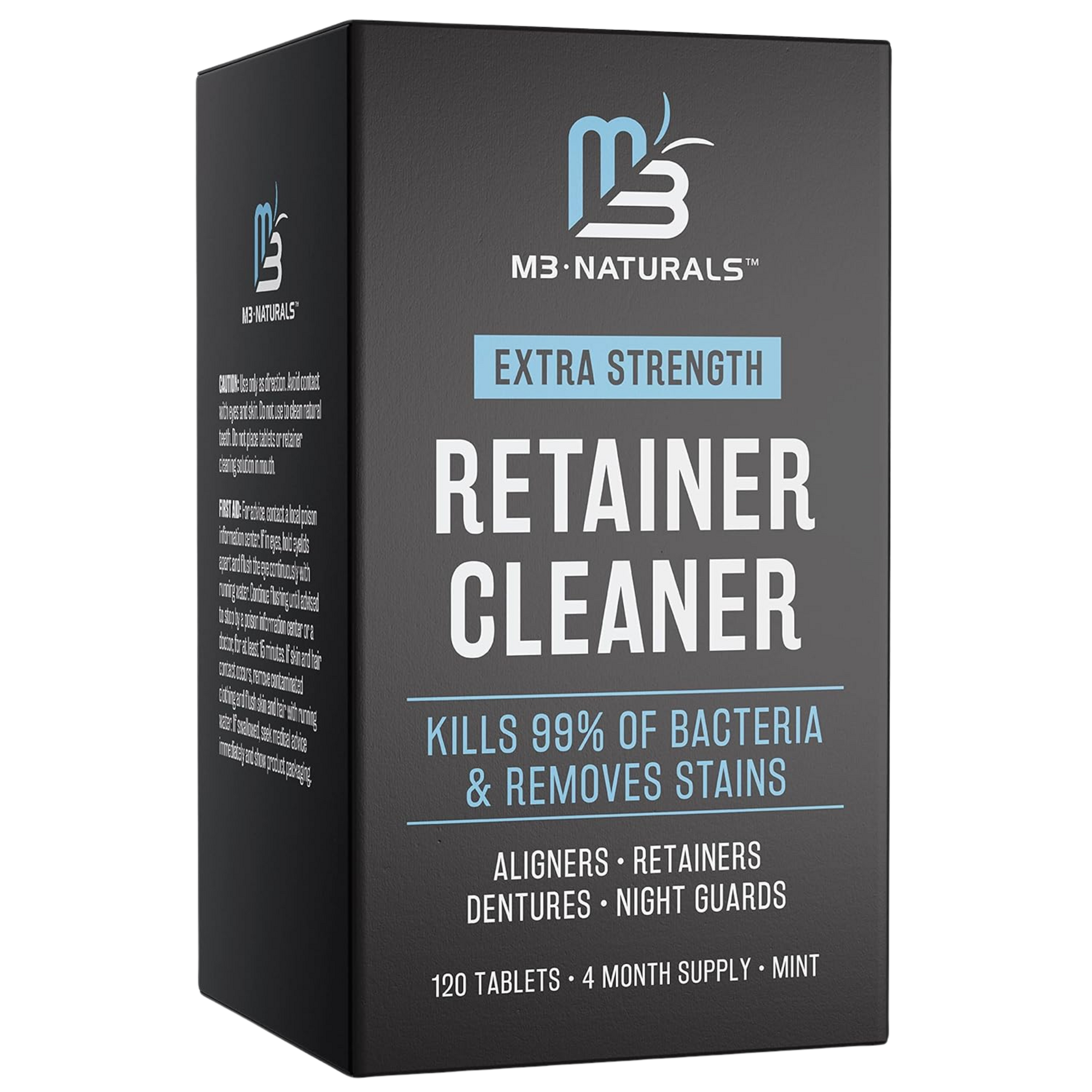 M3 Naturals M3 Mint Retainer Cleaner Denture & Retainer Cleaning Tablets #1