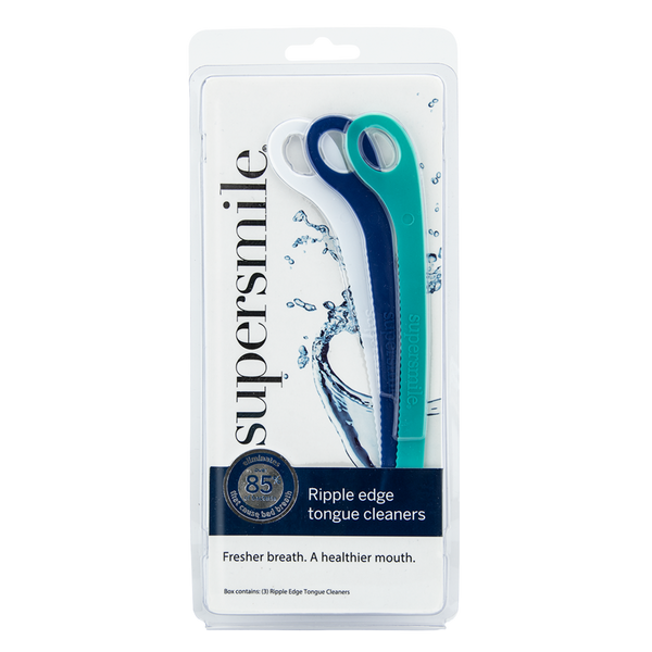 Supersmile Ripple Edge Tongue Cleaner Trio #1