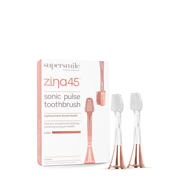 Supersmile Zina45 Sonic Pulse Toothbrush Replacement Heads #5