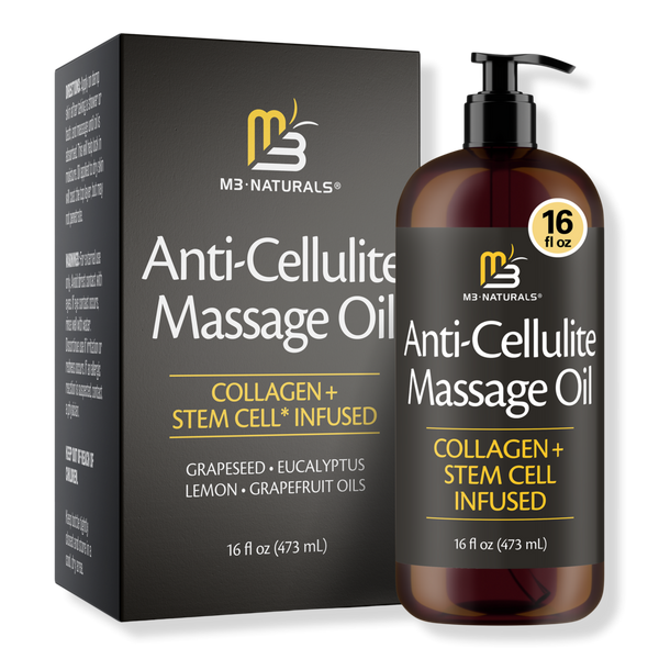 M3 Naturals Anti Cellulite Massage Oil Skin Tightening Body Oil #1