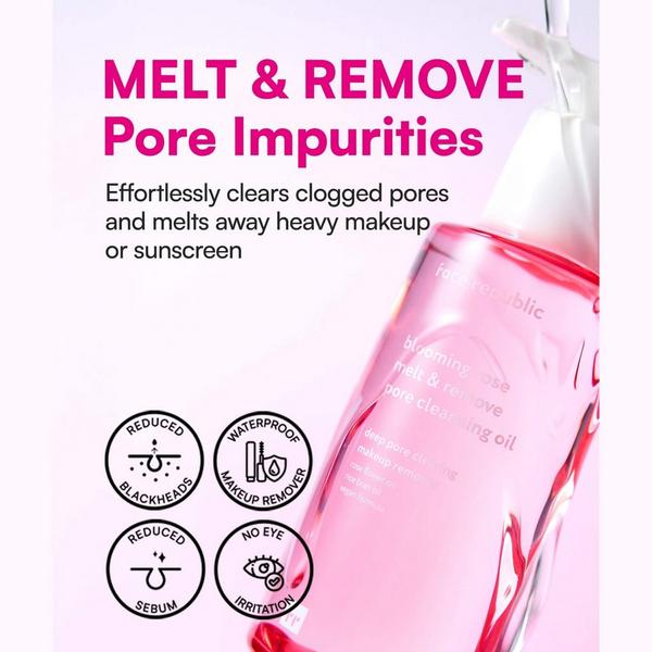 Face Republic Blooming Rose Melt & Remove Pore Cleansing Oil #5