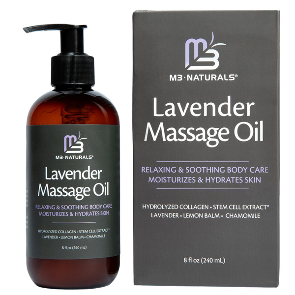 M3 Naturals Lavender Massage Oil #1