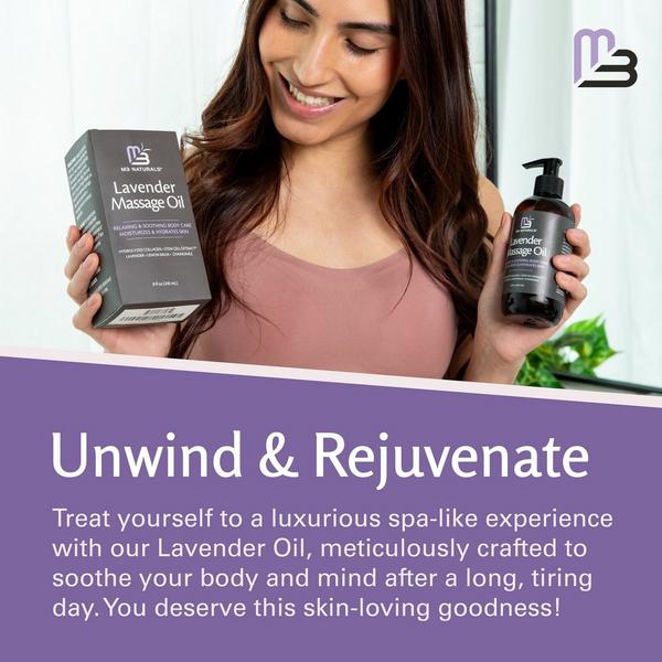 M3 Naturals Lavender Massage Oil #4