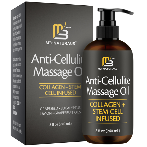 M3 Naturals Anti Cellulite Massage Oil Skin Tightening Body Oil #1