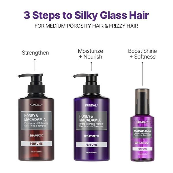 KUNDAL Macadamia Ultra Hair Serum Set #6