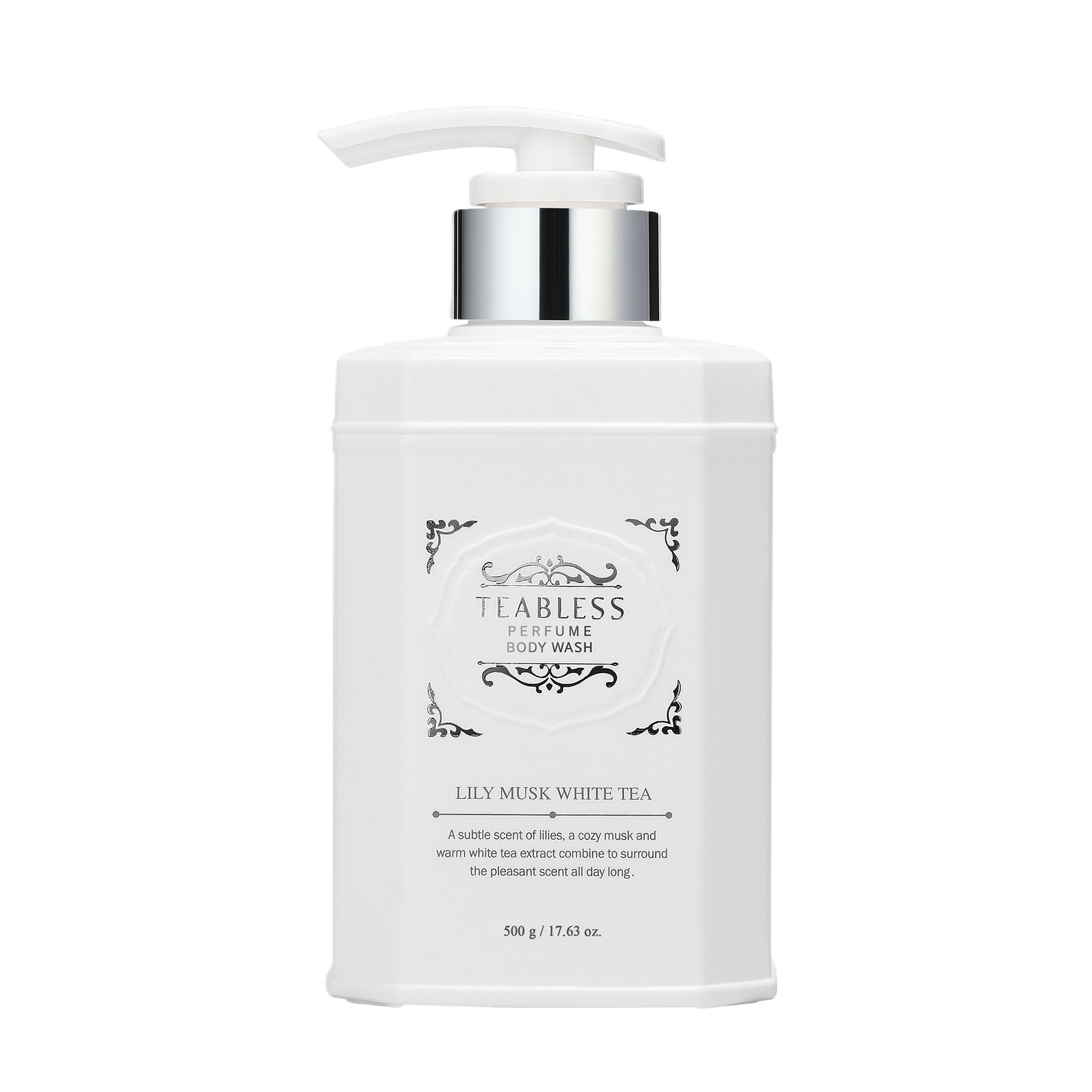 TEABLESS Perfume Body Wash Lily Musk White Tea #1
