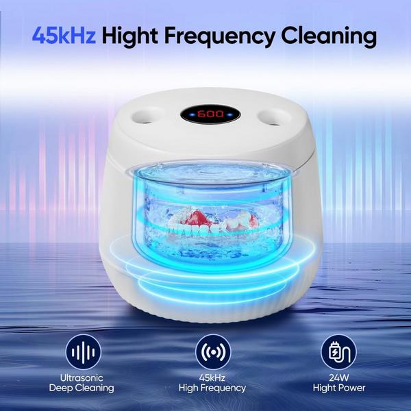 MySmile Ultrasonic Retainer & Jewelry Cleaning Pod for Home with Digital Timer #2