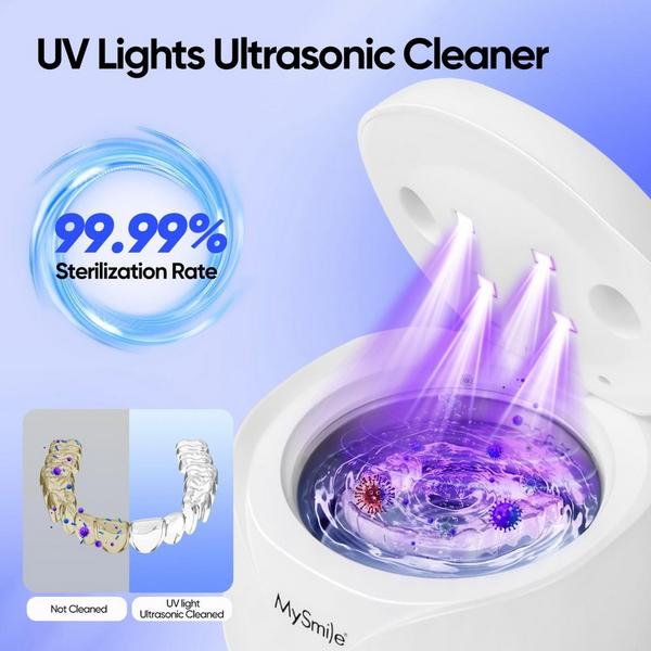 MySmile Ultrasonic Retainer & Jewelry Cleaning Pod for Home with Digital Timer #3