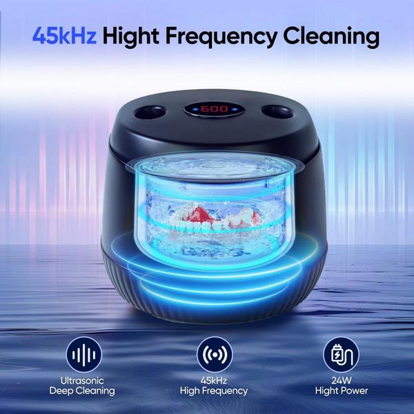 MySmile Ultrasonic Retainer & Jewelry Cleaning Pod for Home with Digital Timer #2